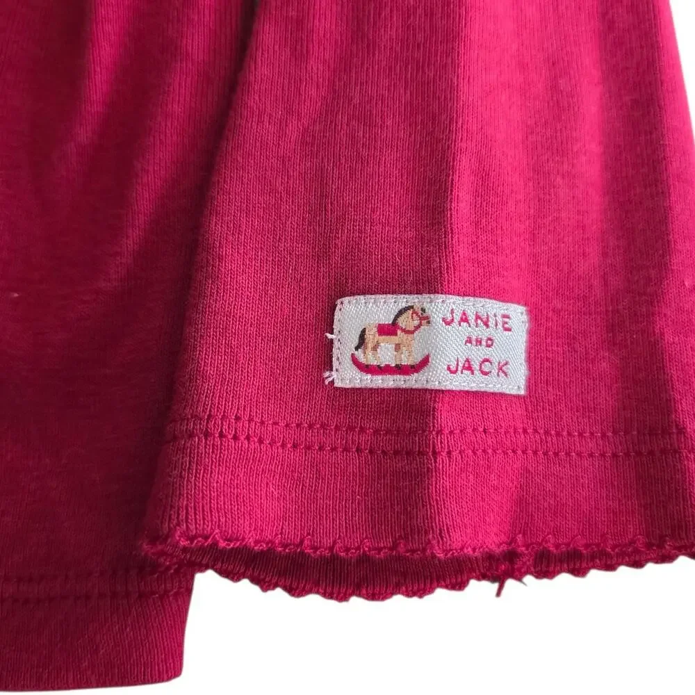 VTG Gymboree Love Joy Peace Long Sleeve Cross Stitch Tee Shirt SZ 18-24 Months